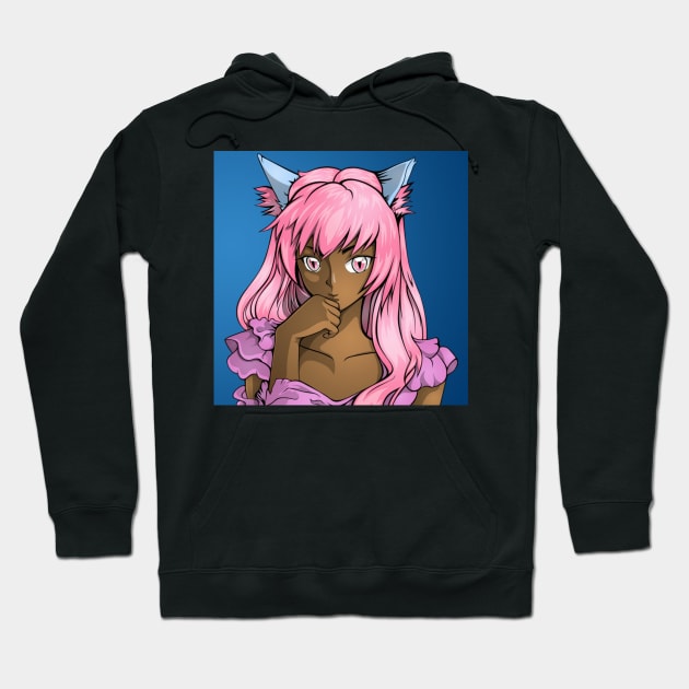 Black Girl Anime Hoodie by notjusttees